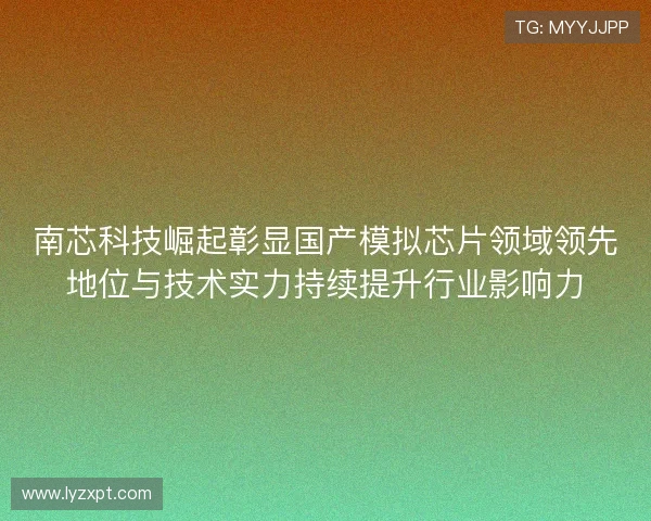 南芯科技崛起彰显国产模拟芯片领域领先地位与技术实力持续提升行业影响力
